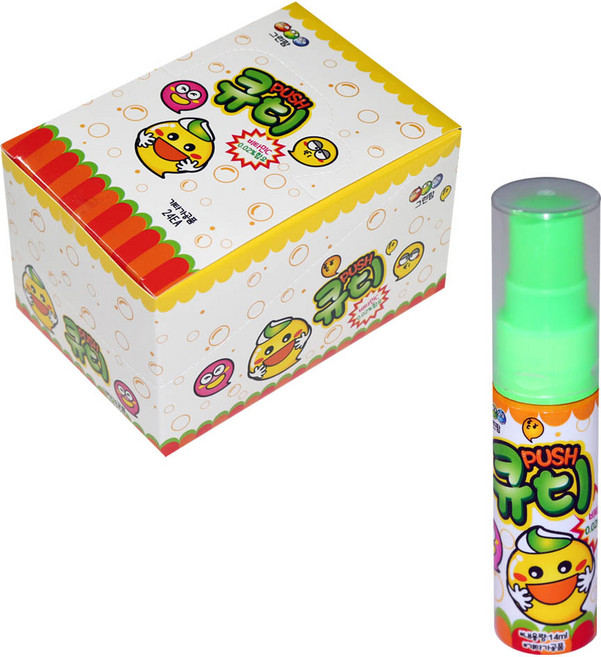 그린팜 큐디 포도맛 14ml-24개입(1곽) 스프레이 캔디, 14ml, 24개