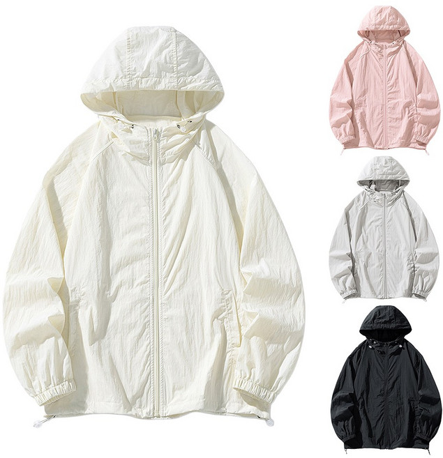 디디오 남녀공용 초경량 윈드브레이커 후드 집업 바람막이 등산복 운동복 자켓