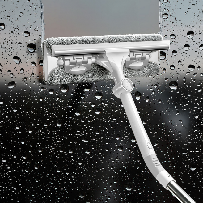 시벅스 올인원 길이조절 유리창닦이, 1개, 화이트