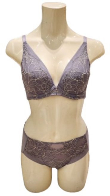 트라이엄프 루나 투톤 레이스 프리미엄 저중심 브라 노라인 햄팬티 여성 속옷세트 TEWBR713 TEWBP713 LPUDH5310809