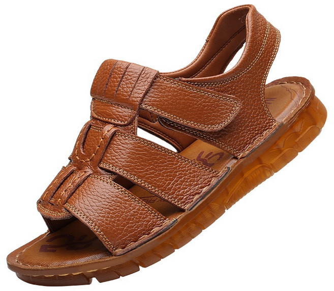 NANDAI SHAYU 男士皮革涼鞋