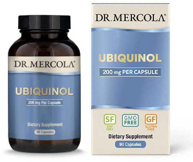 DR. MERCOLA 還原型輔酶Q10 200毫克 膠囊, 90錠, 1個
