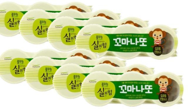 풀무원 살아있는 실의 힘 꼬마나또 김조림간장소스, 8개, 89.7g