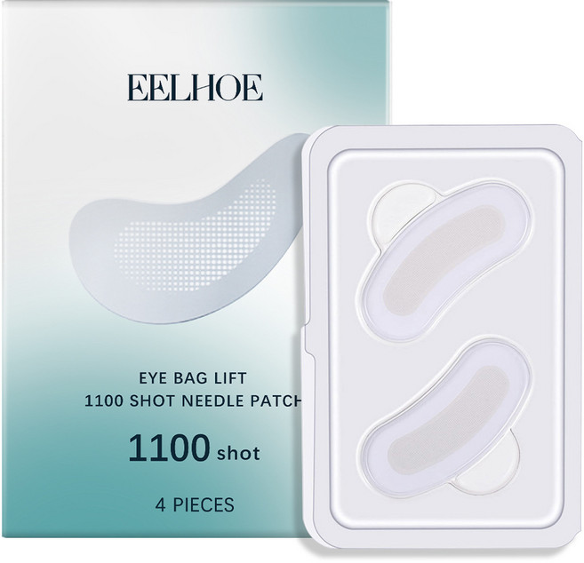 [피부과 추천] 미국기술 4/4+4/8+8 아이백 리프트 1100샷 리들패치 눈밑 지방제거 아이 패치 눈자 주름개선 아이팩 다크서클 눈밑꺼짐 제거 니들패치, 16개, 1개입