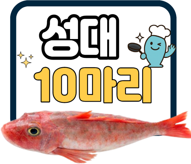 국내산 성대 10마리 탕용 생선 국물용 산지직송 밥반찬 생선팜, 1박스, 1.2kg