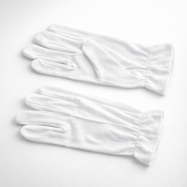예식장갑 민자 면장갑 행사용 장갑 운전장갑 흰장갑 파일럿 TC, 10세트, 화이트