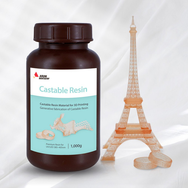 ARUM 3D프린터 캐스터블 레진 Castable Resin, 크리스탈 레드