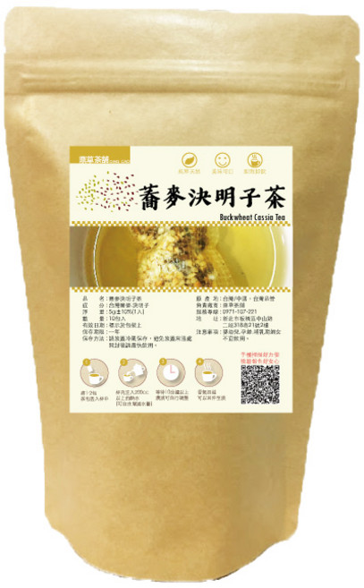 鼎草茶舖 蕎麥決明子茶, 5g, 1套, 10個裝