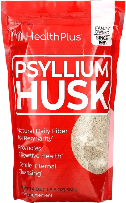 몸관리하세요 겨울입니다 Health Plus 100% 순수 차전자피 허스크 680g (24oz) 특별관리진행, HealthPlus100순수차전자피허스크680g24oz, 1개 - 쿠팡