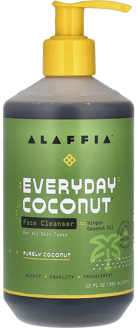 몸에 좋은 Alaffia 에브리데이 코코넛 페이스 클렌저 355ml(12fl oz), 355ml, 1개 - 쿠팡