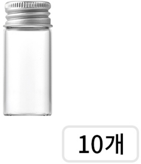 1991프로젝트 미니 유리병 공병, 10개, 10ml