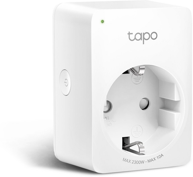 티피링크 Tapo P100(1팩) 10A IoT 스마트 플러그 구글홈 타이머 콘센트 절전 Wi-Fi 멀티탭, 1개