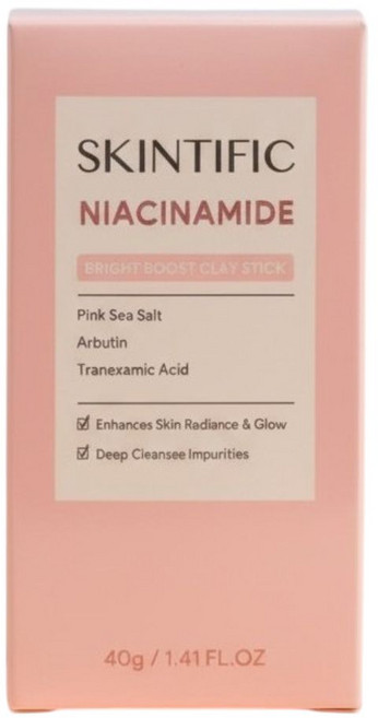 SKINTIFIC 亮白煥膚泥膜棒, 1組, 1入