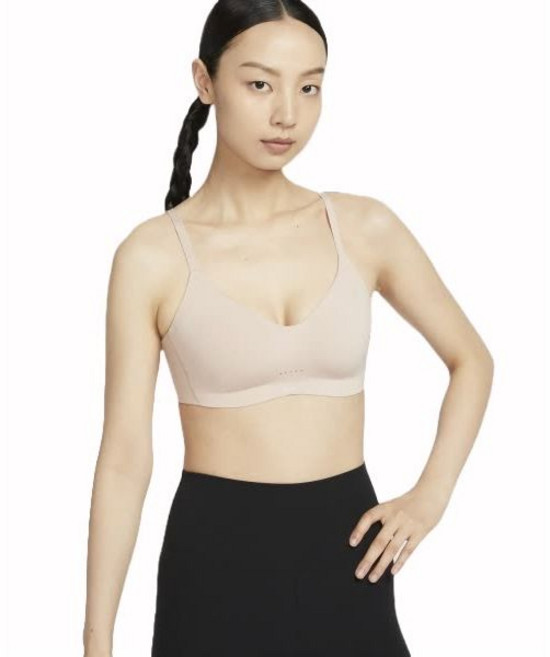 나이키 엘레이트 미니멀리스트 라이트 서포트 패드 컨버터블 스포츠 브라 W - 파티클 베이지 화이트 FQ3551-207
