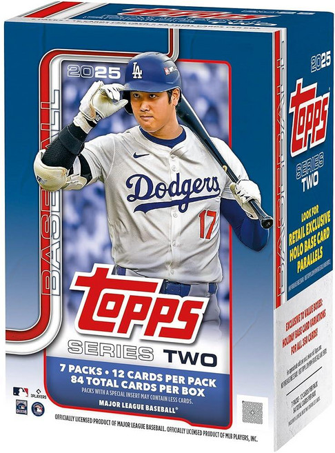 2025 Topps 야구 시리즈 2 - 공장 밀봉 - 밸류 박스
