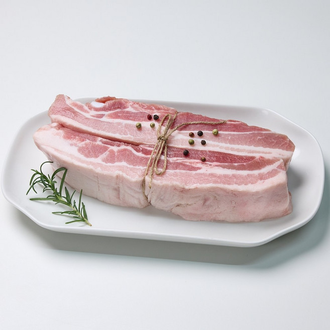 잡내없는 통 삼겹살 보쌈 수육용, 1kg, 1개