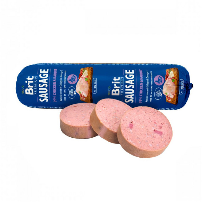 브릿 프리미엄 독 화식 800g 닭고기&토끼 강아지 습식사료, 1개, 닭