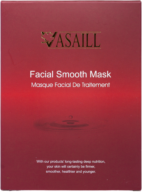 VASAILL 膠原彈力面膜 蠶絲隱形面膜 彈潤緊緻 澎潤保濕, 1件, 6入