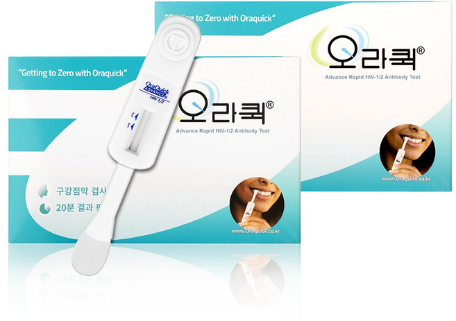오라퀵 에이즈 HIV 구강점막검사 키트, 2개