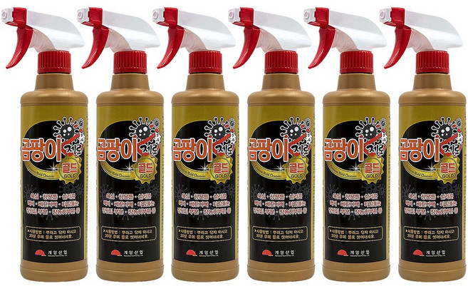 계양 곰팡이 제로 골드 분무기형 500mL, 6개