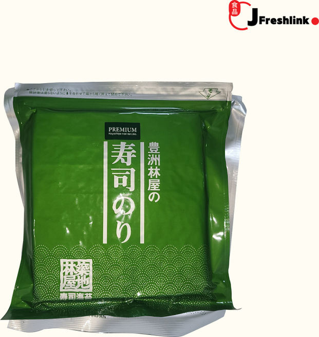 은색 준 프리미엄 츠키지 하야시야 스시김 스시노리 초밥김 일본김 일본노리 50장, 1개
