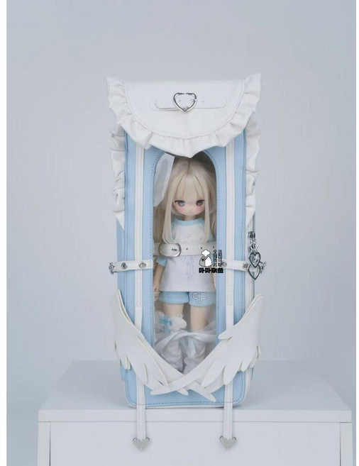 BJD 인형가방 4분 6분 호환 투명 백팩 로리타 인형백