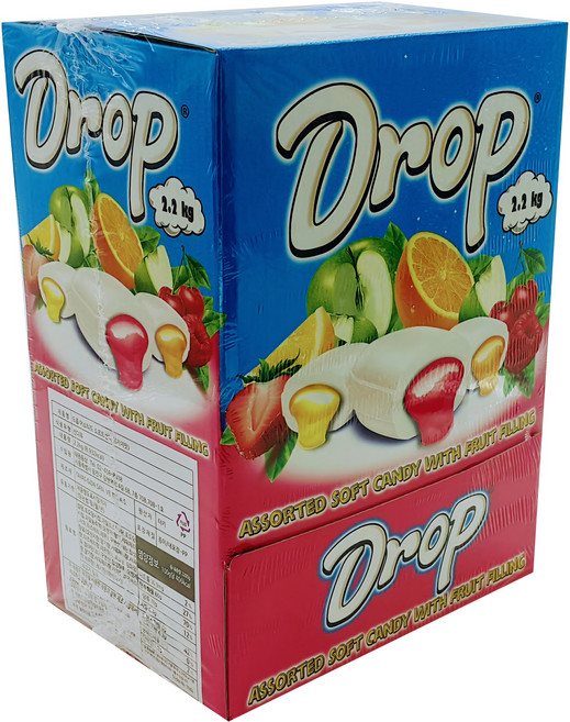 드롭 어소티트 소프트캔디 6가지맛, 2.2kg, 1개