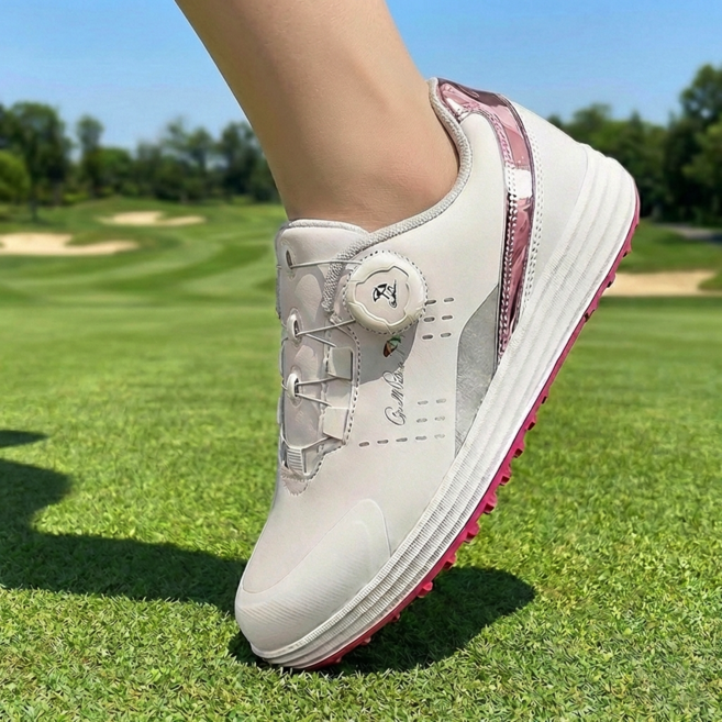 아놀드파마 여성 다이얼 골프화 스파이크리스 골프신발 캐주얼 미끄럼방지 논슬립 여자 골프 운동화
