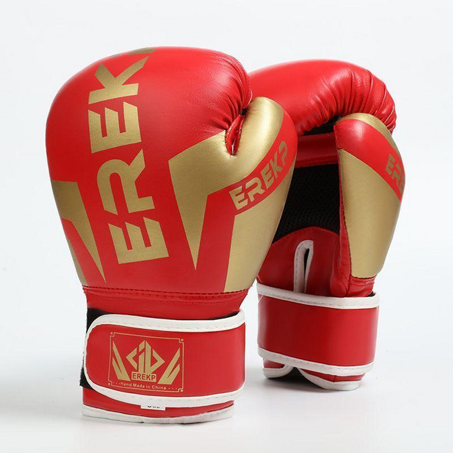 EREK 拳擊手套 專業訓練 格鬥搏擊 散打泰拳 兒童成人適用, 1個