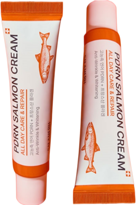 살라메르 살몬톡스 연어 PDRN 콜라겐 재생 크림 50ml 4, 2개