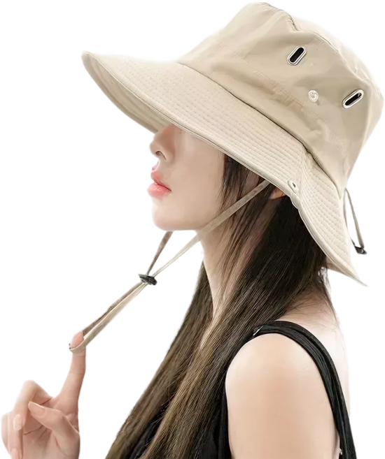 리프드랍 남녀공용 UV차단 빅사이즈 버킷햇