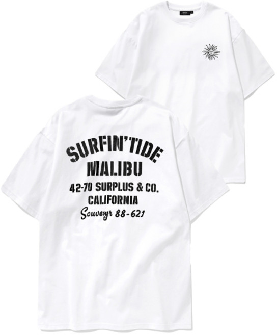 [카네이테이] SULFIN TIDE SHORT SLEEVES (WHITE)