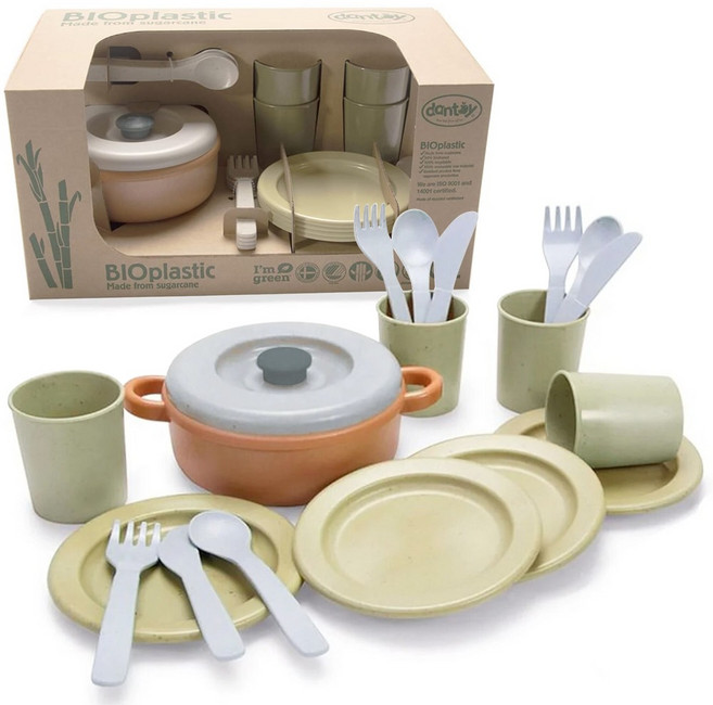 댄토이 바이오 디너 세트 DANTOY 소꿉놀이 주방놀이 소품 세트, 1개