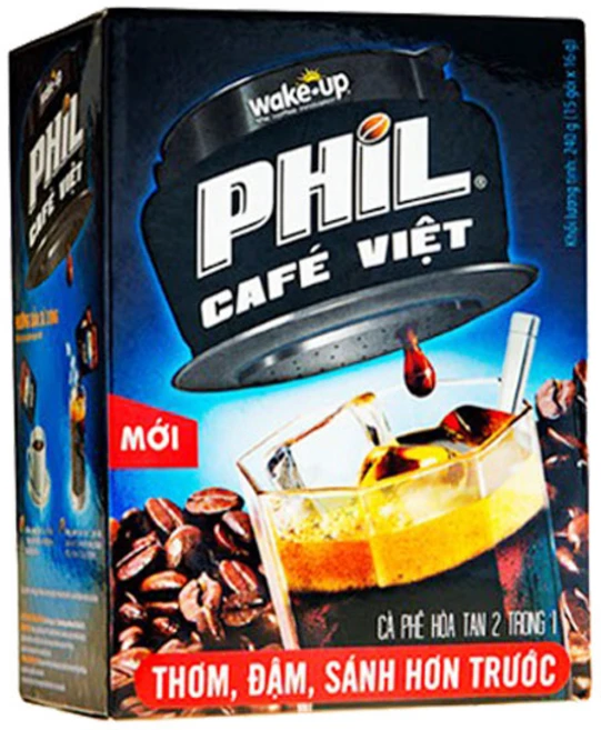 베트남 웨이크업 필 카페 비엣 블랙 커피 PHIL Cafe Viet, 1개, 15개입, 16g - 쿠팡