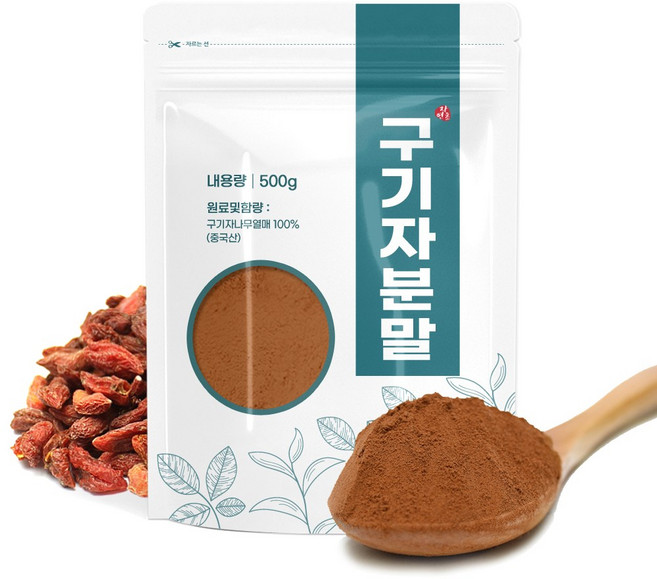 자연초 중국산 구기자 가루 분말 500g, 1개