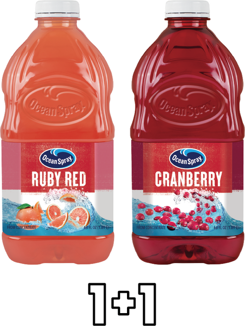[보내Go] 오션스프레이 (크랜베리1+루비레드1), 2개, 1.89L