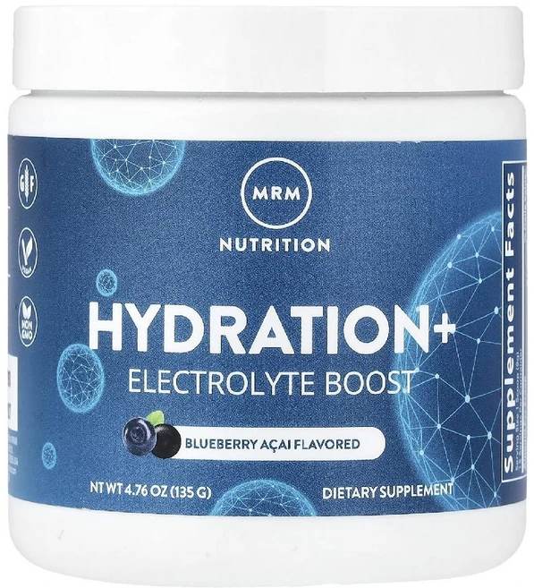 MRM 하이드레이션 전해질 부스터 블루베리 아사이 스포츠 분말 가루 135g, 1 - 쿠팡