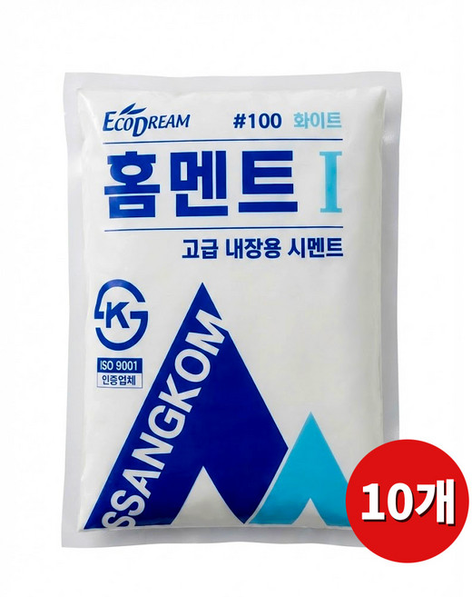 모네스페스 줄눈시멘트 홈멘트백색2kg(박스10개), 10개