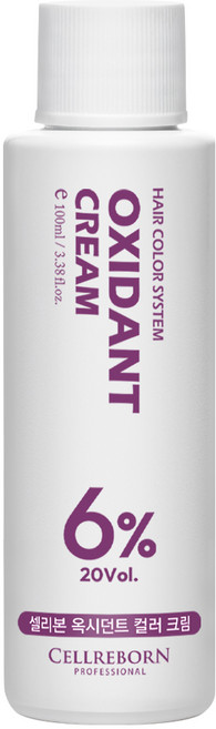 셀리본 옥시던트 컬러 크림 (염색용) 산화제 6% 100ml x 1개