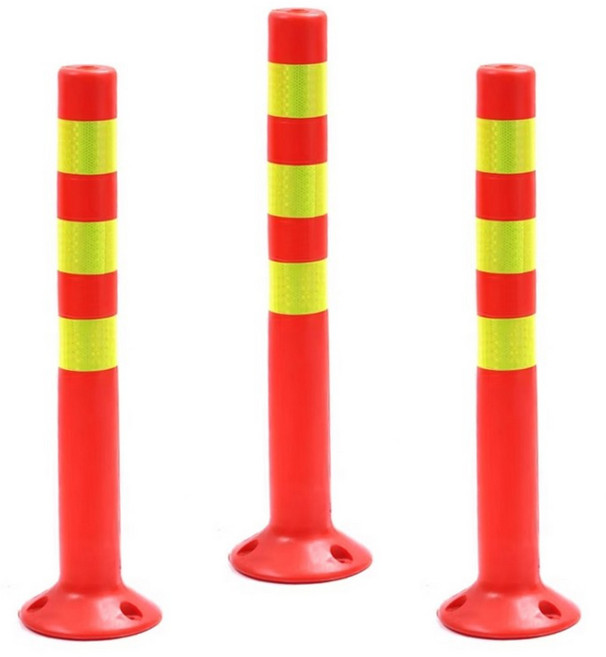 쿠몽 차선규제봉75 연두색반사지, 3개