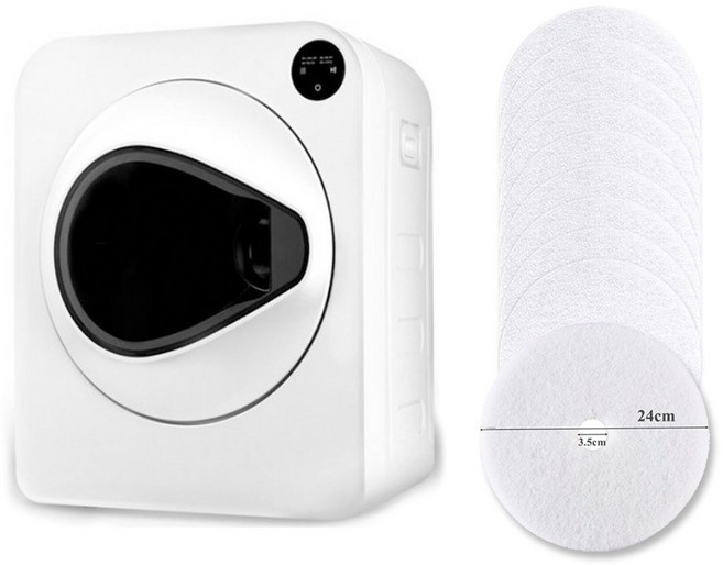 [오아 스마트 미니건조기 OET-001WH - HCF 호환용 원형필터 10개] 미니건조기 호환용 원형필터 10개, 1개