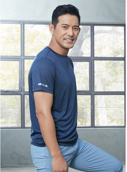 ZB-T1933 지벤 작업복 냉감 라운드 반팔 티셔츠, 1개