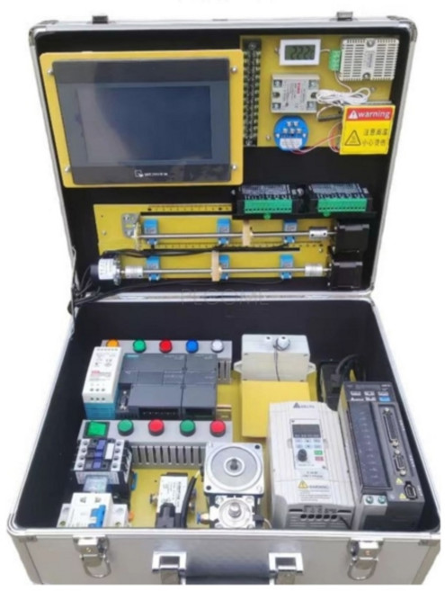 맞춤형 S7-200 PLC 교육 키트 연습 박스 학습용 HMI 터치스크린 프로그래밍, 05 Complete 2 axis, 04 CPU 224XP CN