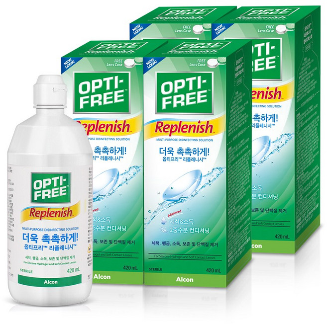 옵티프리 리플레니시 420ml x4개, 4개