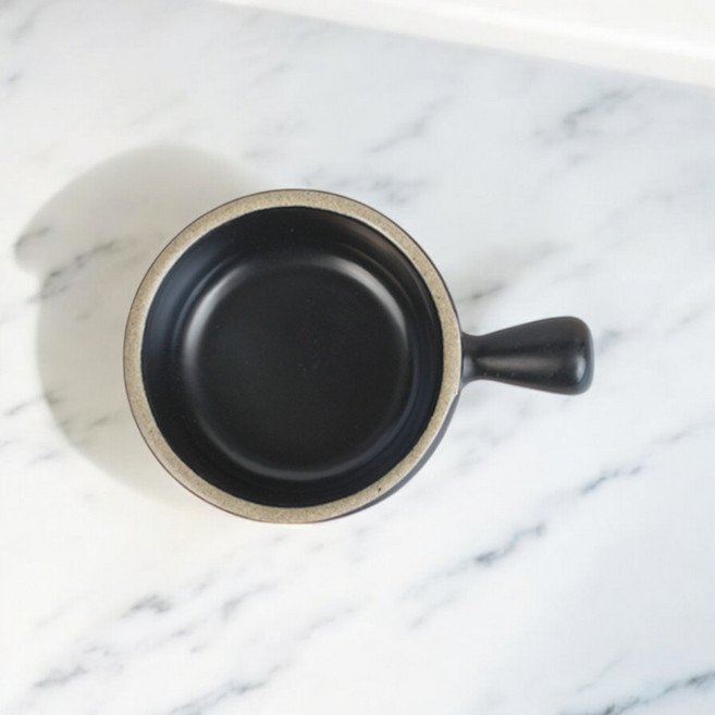 앤틱블랙 퐁듀 소스 돌산 멜라민 그릇 고급접시 DS-6984, 앤틱블랙 퐁듀 DS-6984, 1개