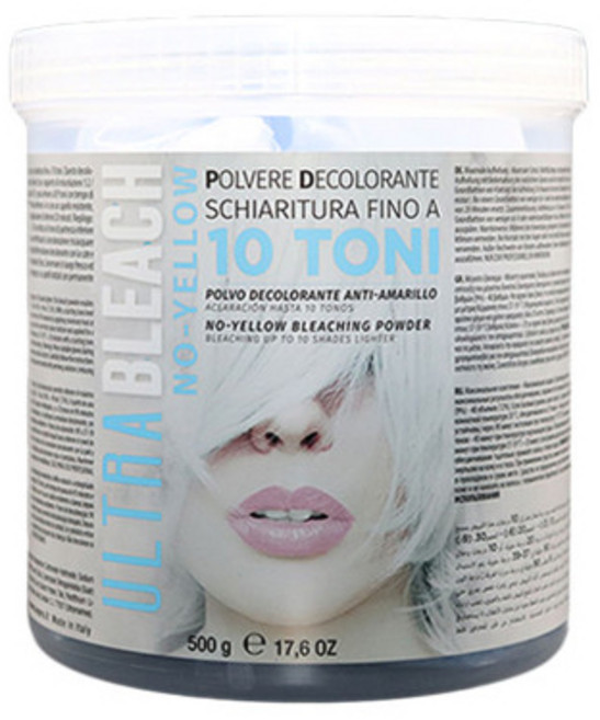 이태리 케프로 울트라 블리치 텐토니 탈색약 탈색제 블랙빼기 멋내기탈색 500g & 산화제6% 1000ml포함, 1개