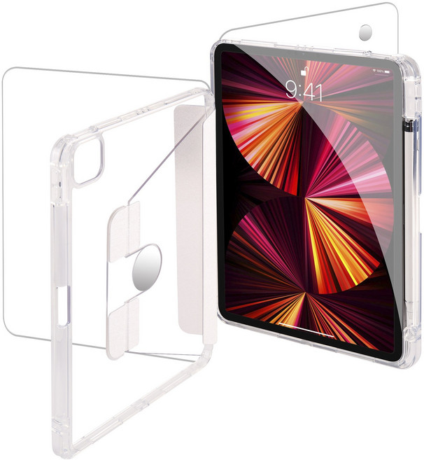 오드밤 감성 투명 아이패드 케이스 M4 M3 M2, 원컬러, 1개, 에어4/5세대 10.9