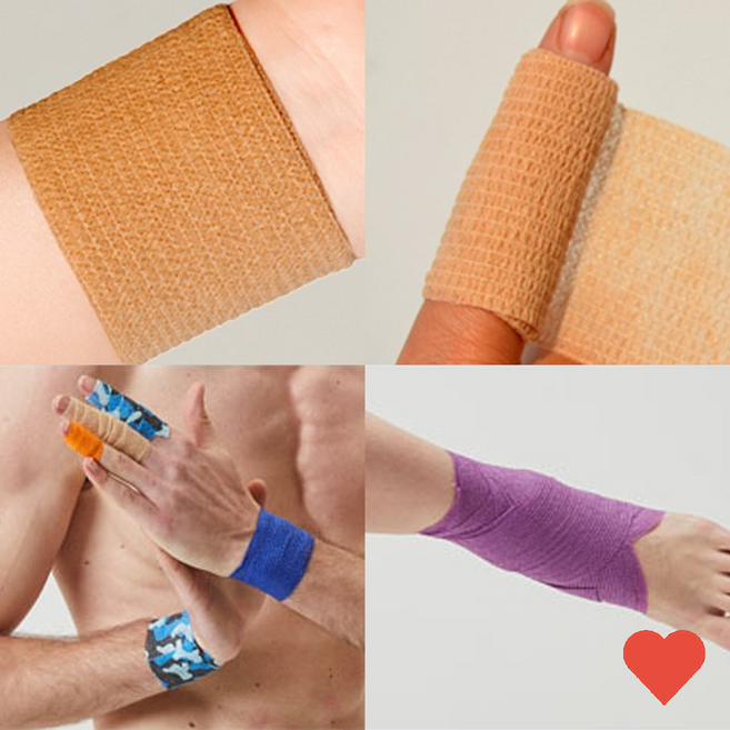 자가점착밴드 손목 골프 손가락테이핑 스포츠 핑거 5 손목밴드 붕대 골프손가락밴드, 자가점착밴드 2.5x4.5, 1개