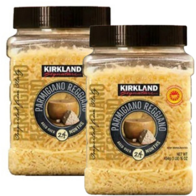 [1+1] 커클랜드 시그니처 쉬레드 파마지아노 레지아노 치즈, 2개, 500g