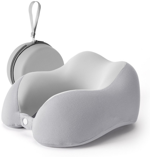 랑고 휴대용 올인원 메모리폼 목베개 멜로우 파우치 세트